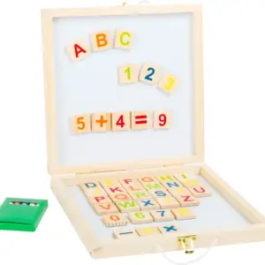 Small Foot | Krijtborddoos magnetische letters en cijfers
