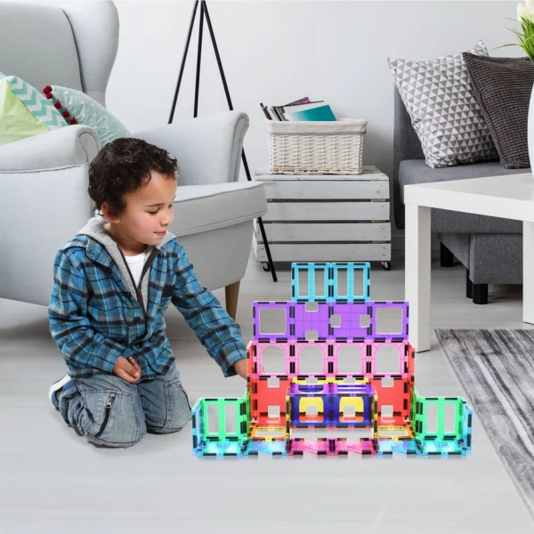 PicassoTiles | Magnetische bouwset 42-delig - Afbeelding 4