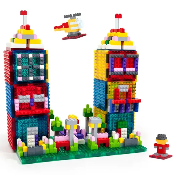 PicassoTiles | Magnetische bakstenen en tegelbouwset 1016-delig - Afbeelding 2