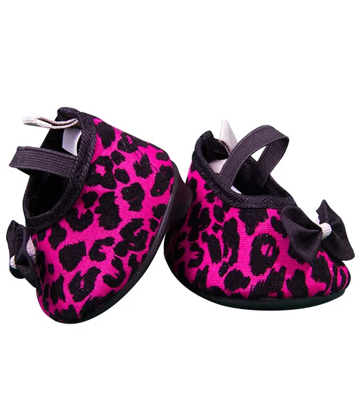 Teddy Mountain | 'Hot Pink Leopard Print' High Heels