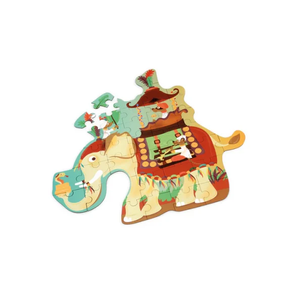 Scratch | Contour puzzel - Olifant - Afbeelding 5