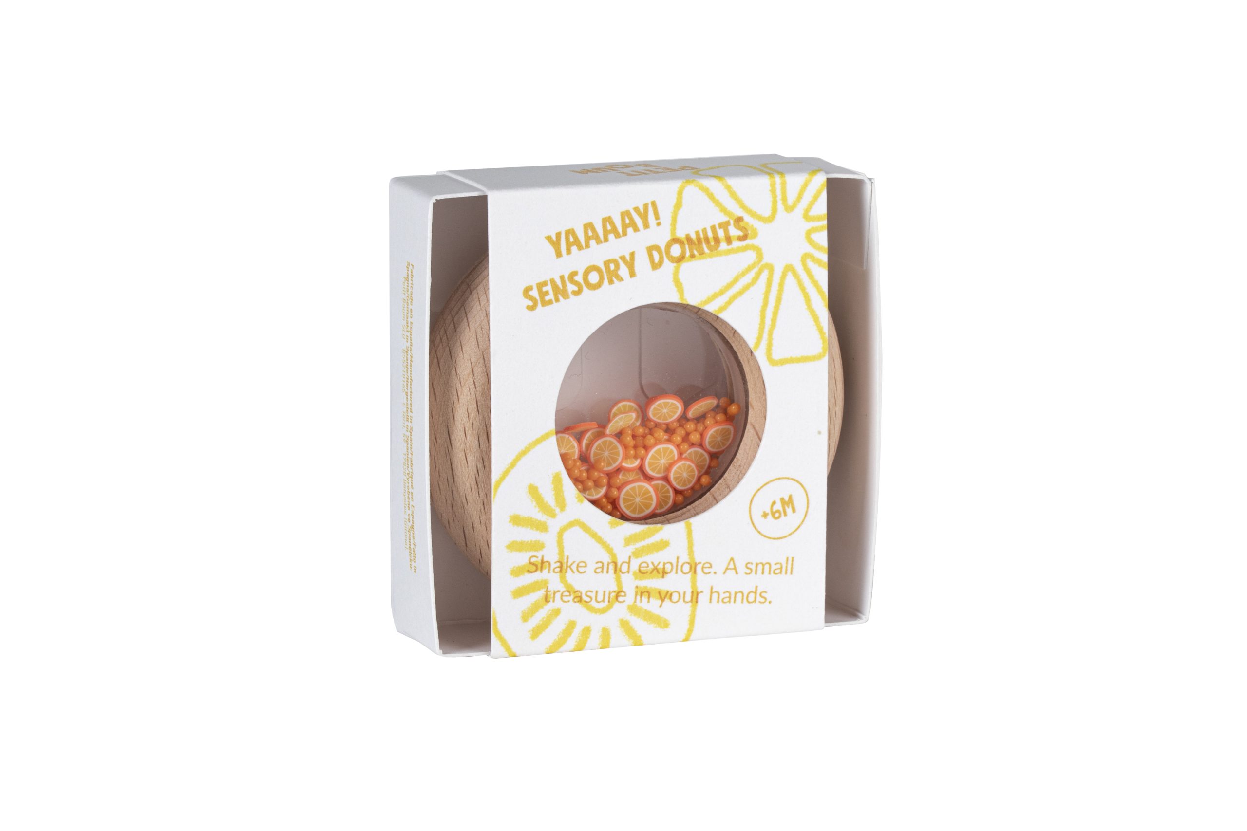 Petit Boum | Sensorische Donut - Sinaasappel