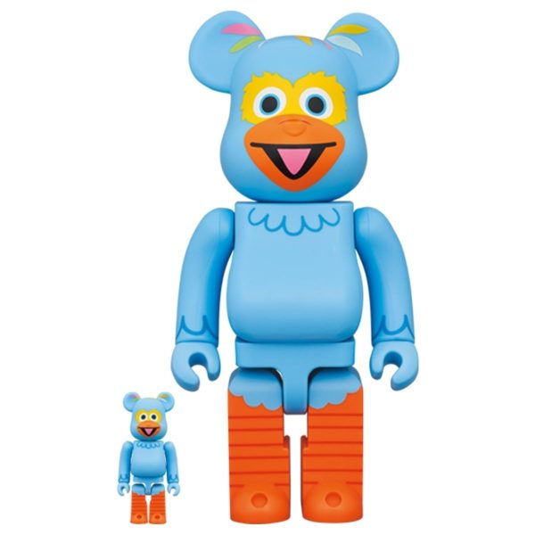 400% & 100% Bearbrick Set - Pino (Sesamstraat)