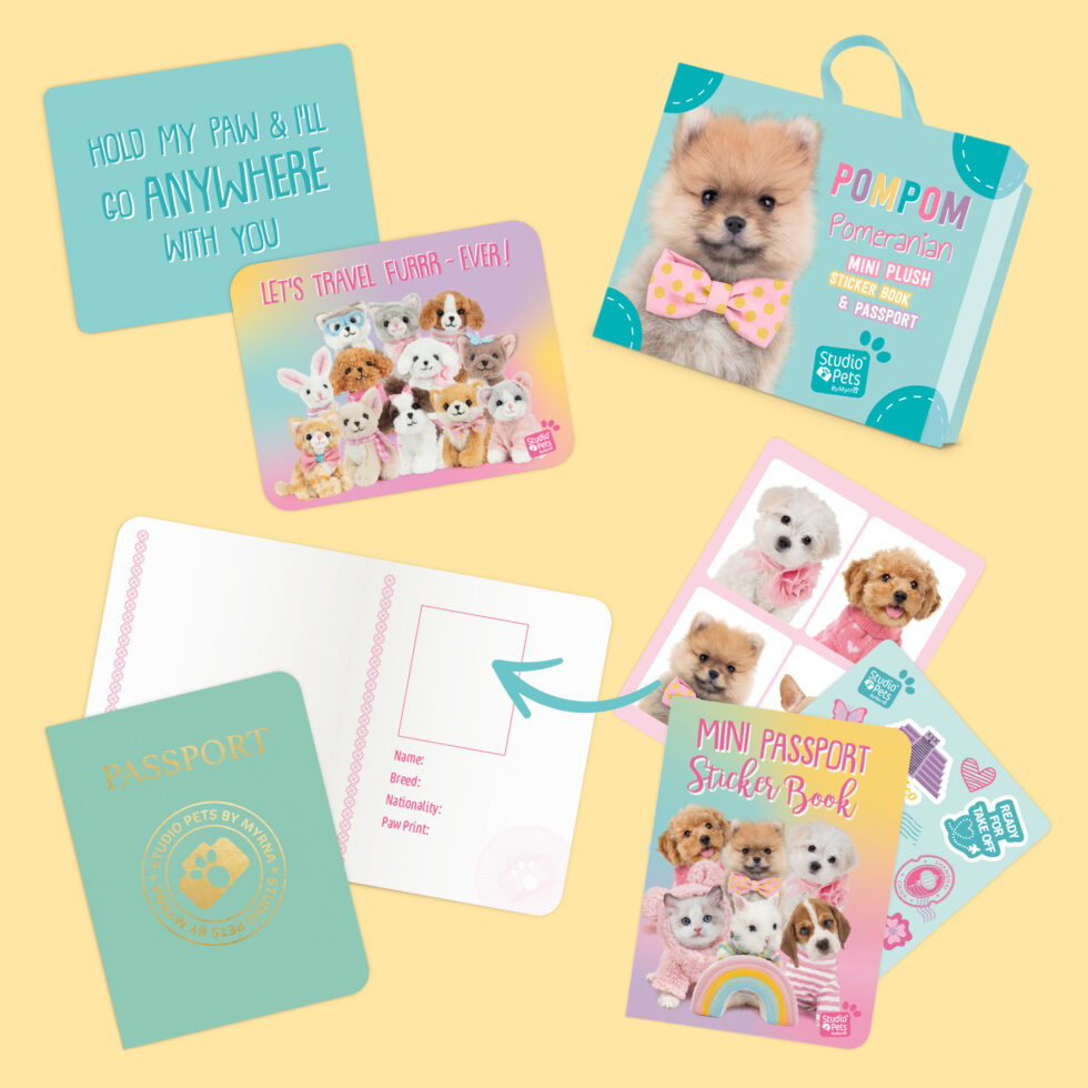 Studio Pets | Mini PomPom - Pomeriaan - Afbeelding 3