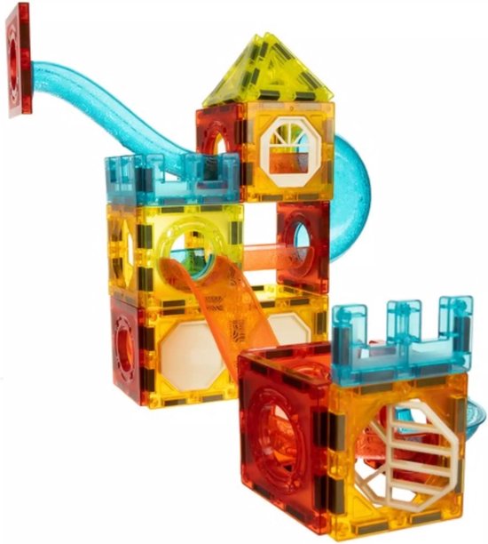 Magnetische Bouwset - 75 delig - Afbeelding 2