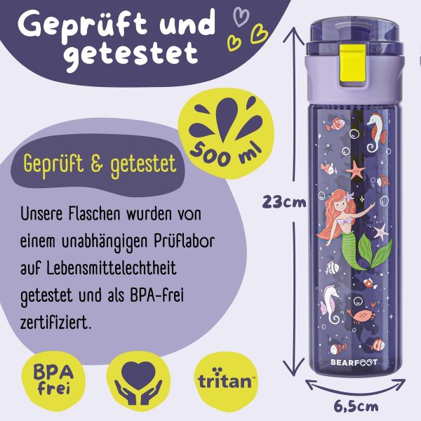 Bearfoot | Drinkfles - Zeemeermin - Afbeelding 6