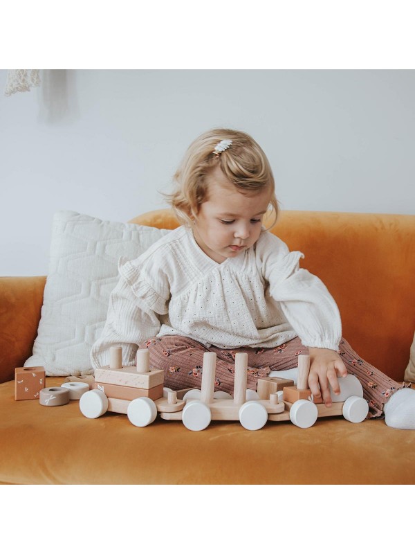 Label Label | Blokkentrein - Nougat - Afbeelding 6