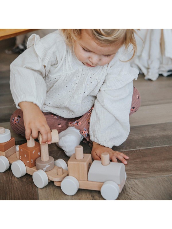 Label Label | Blokkentrein - Nougat - Afbeelding 5