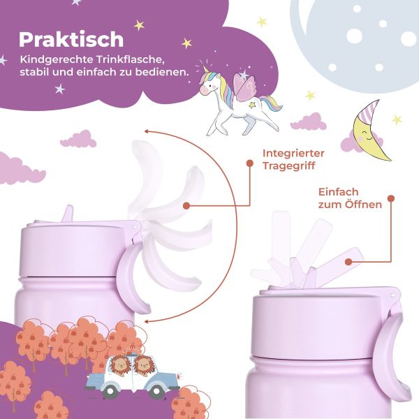 Bearfoot | Thermo Drinkfles - Unicorn - Afbeelding 2