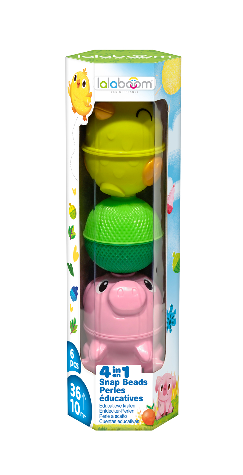 Lalaboom – Set dieren Kip en Varken - Afbeelding 2