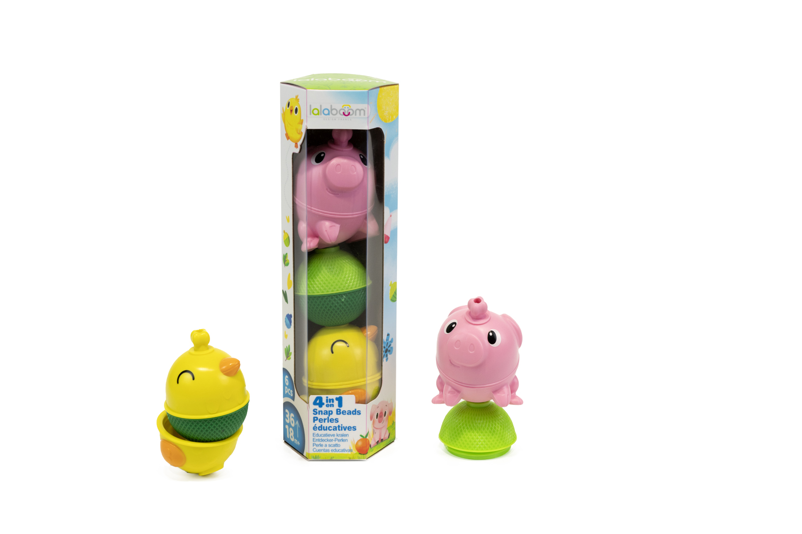 Lalaboom – Set dieren Kip en Varken