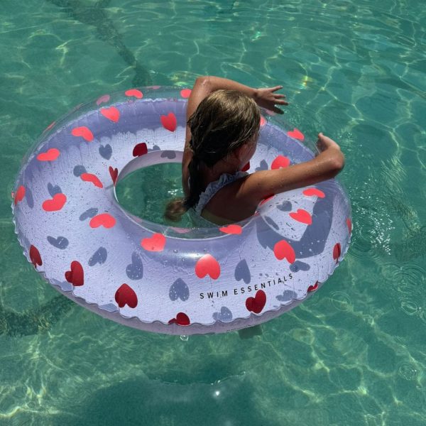 Swim Essentials |  Sweet Hearts - Lila Zwemband Ø 90 cm - Afbeelding 4