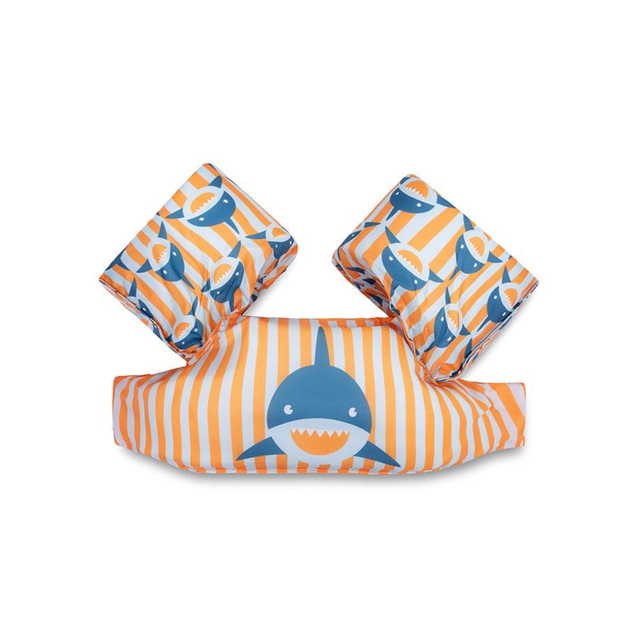 Swim Essentials | Tropical Shark - Meerkleurige Puddle Jumper 2-6 jaar - Afbeelding 2