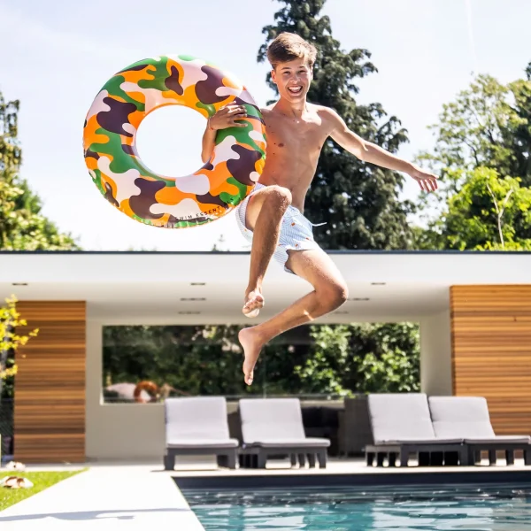 Swim Essentials | Forest Fade - Camouflage Zwemband Ø 90 cm - Afbeelding 2
