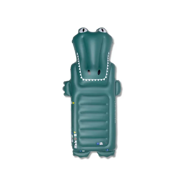 Swim Essentials | Dreamscape - Groene Krokodil Luxe Luchtbed 177cm - Afbeelding 2