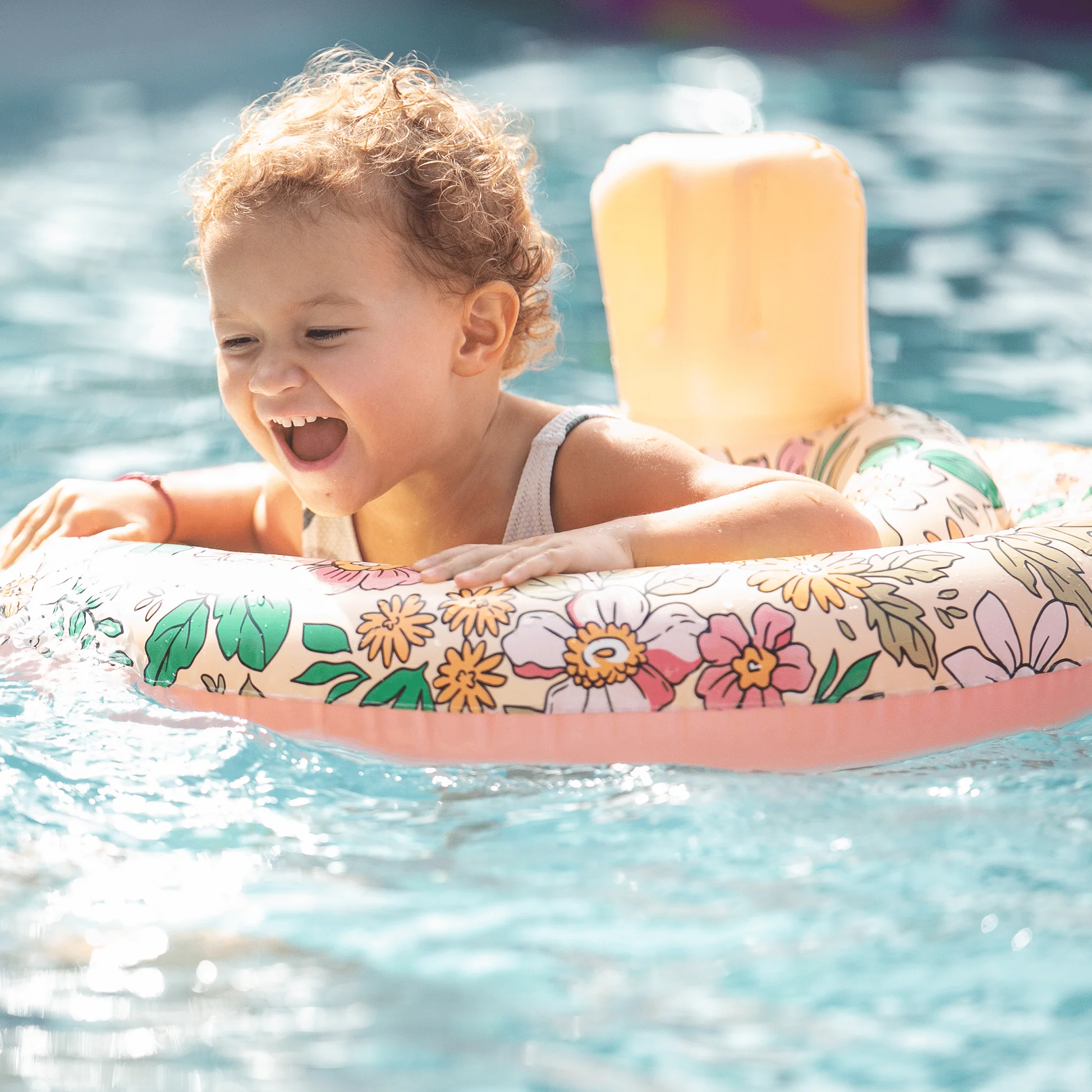 Swim Essentials | Blossom - Meerkleurige Baby Float 0-1 jaar - Afbeelding 4