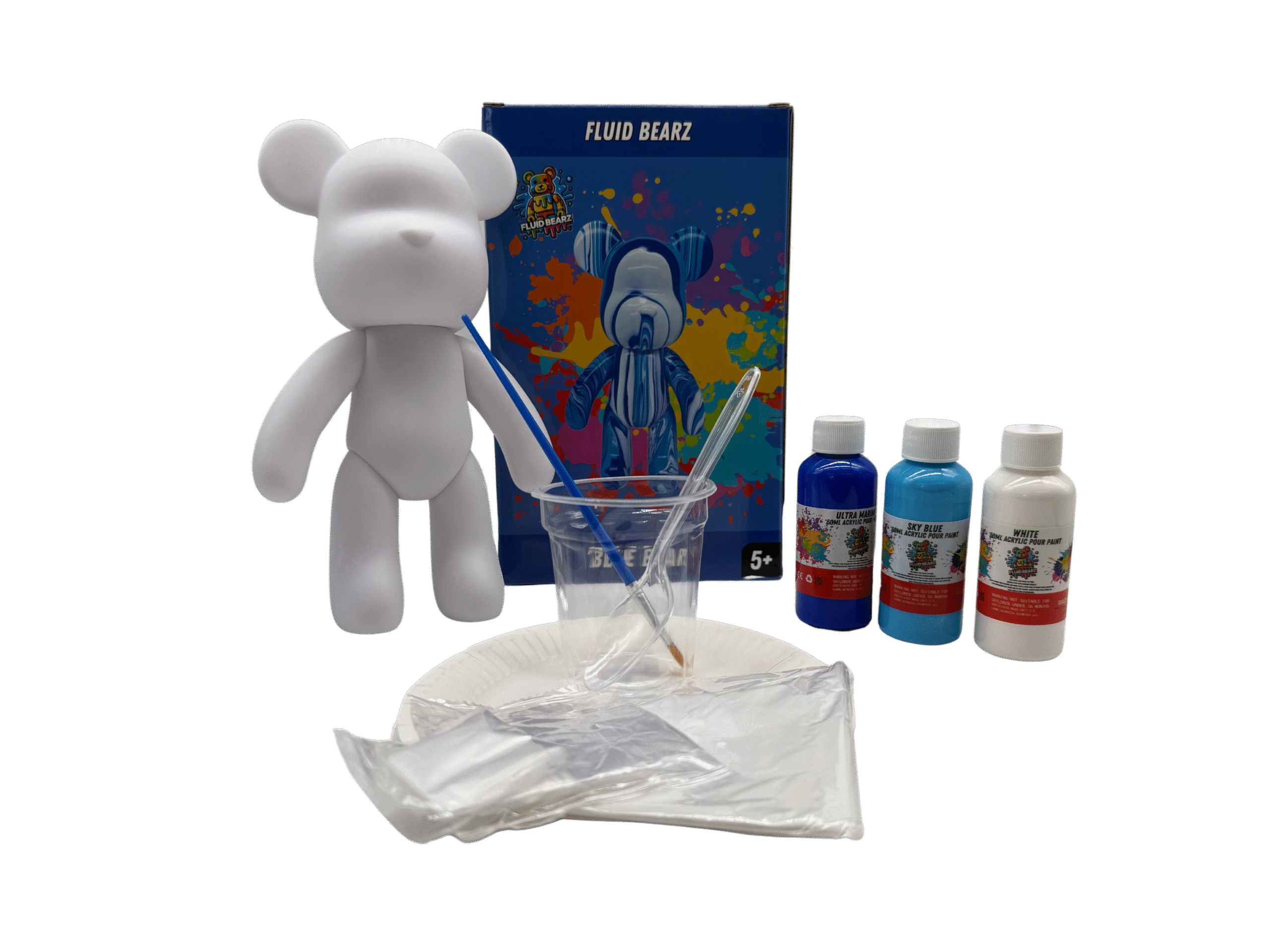 Teddy Mountain | Fluid Bearz – Blauwe beer