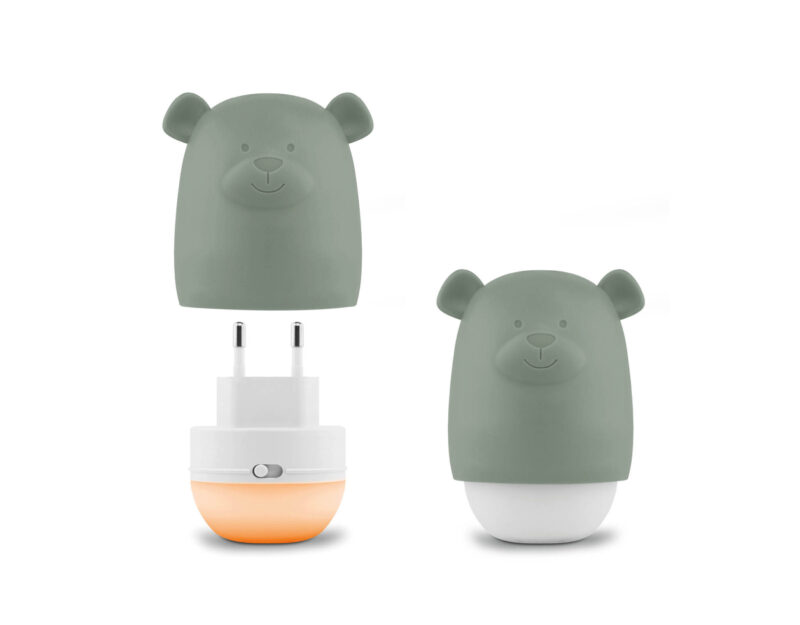 Zazu | Nachtlampje - Benny the bear - Groen