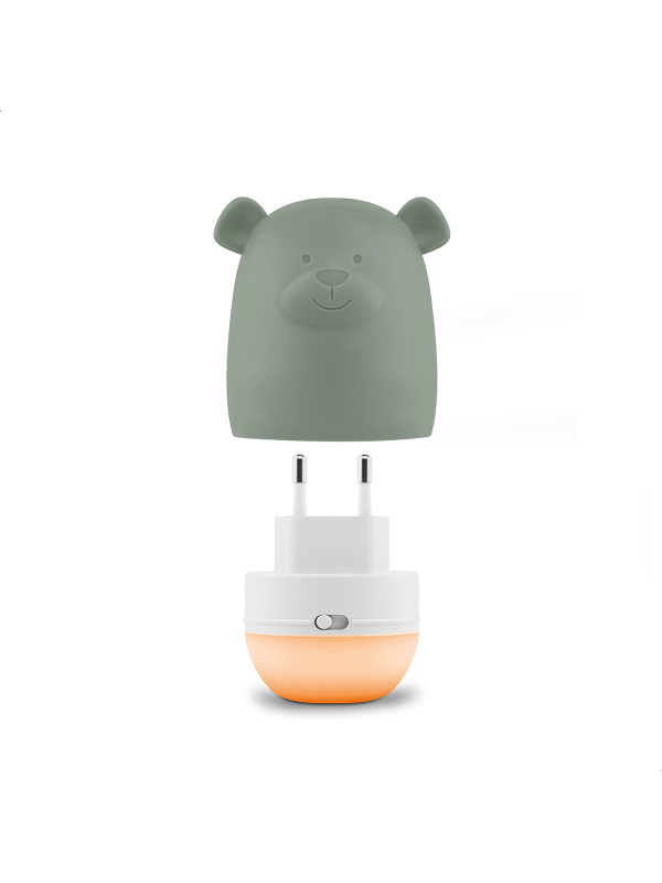 Zazu | Nachtlampje - Benny the bear - Groen - Afbeelding 4