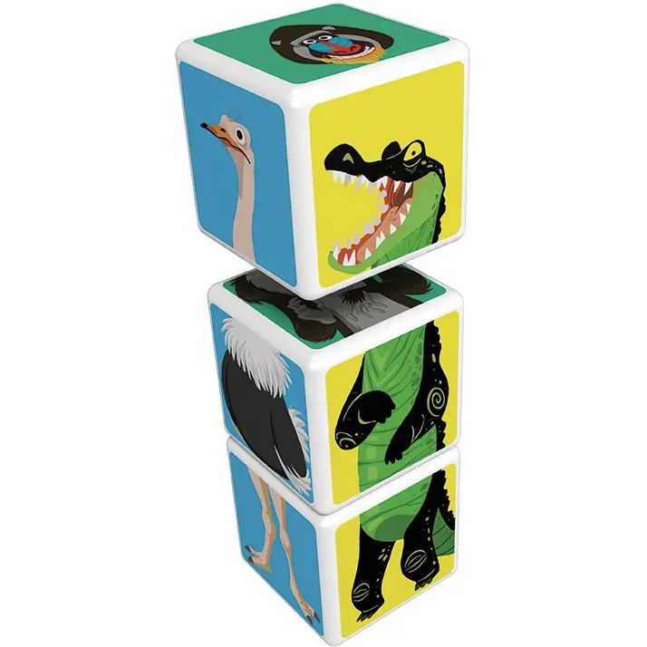 Geomag | Magicube Mix & Match - Savannah 3 stuks - Afbeelding 2