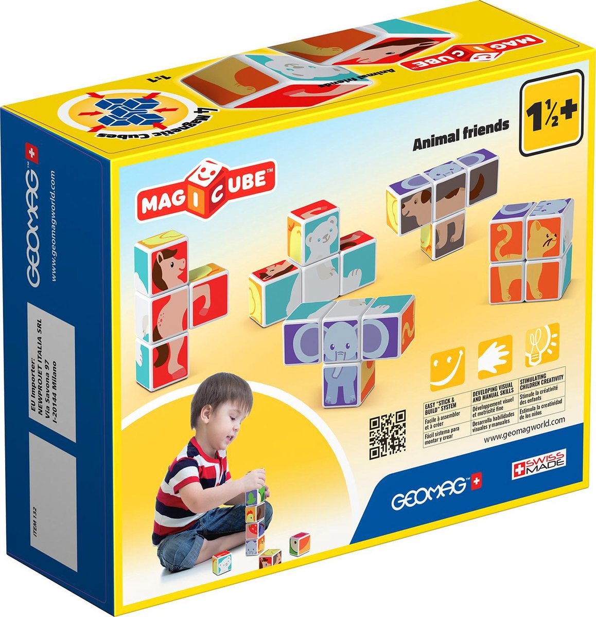 Geomag | Magicube Dierenvrienden + Kaarten - Afbeelding 10