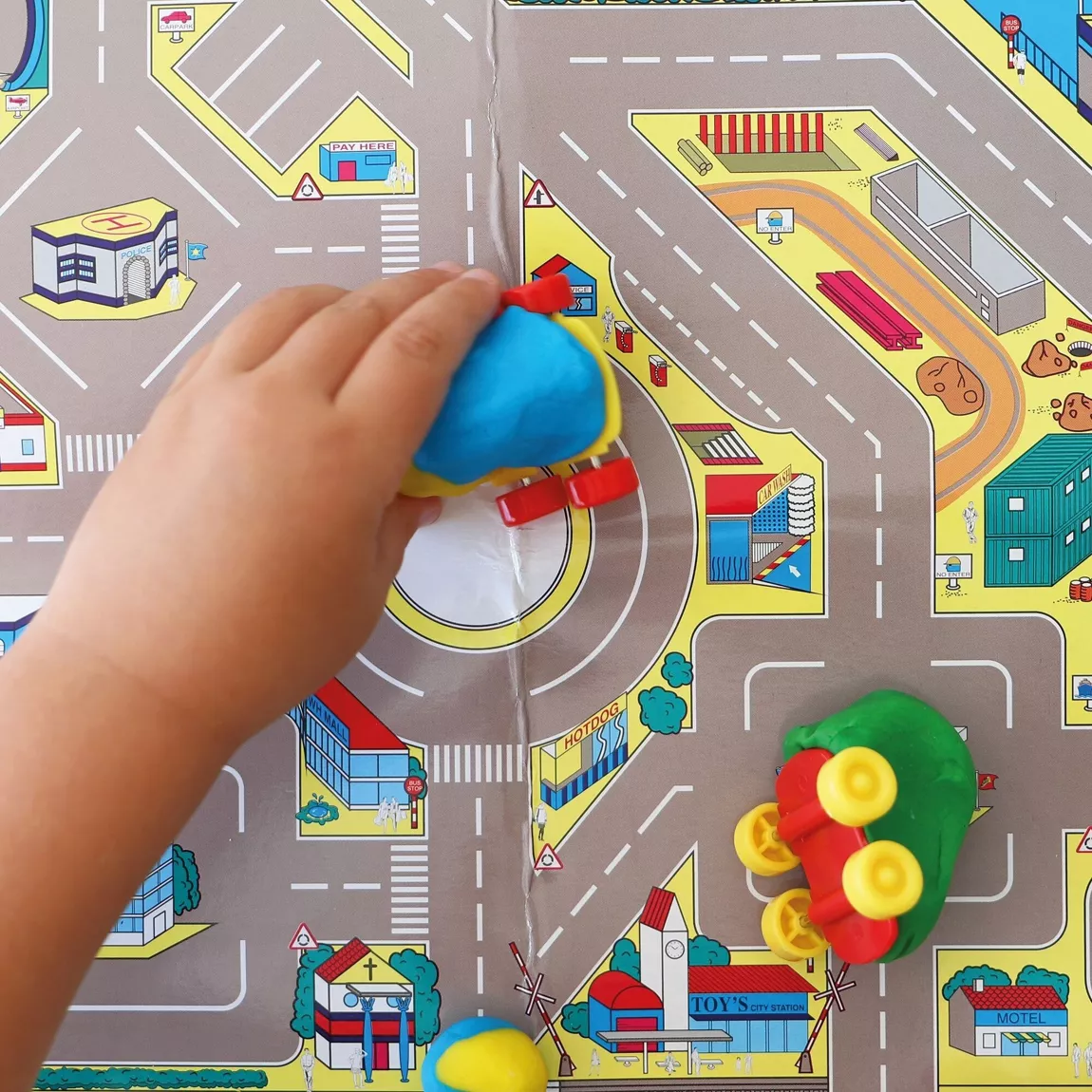 Primo | Glutenvrije Modelleerklei - 6 kleuren - Stad - Afbeelding 4