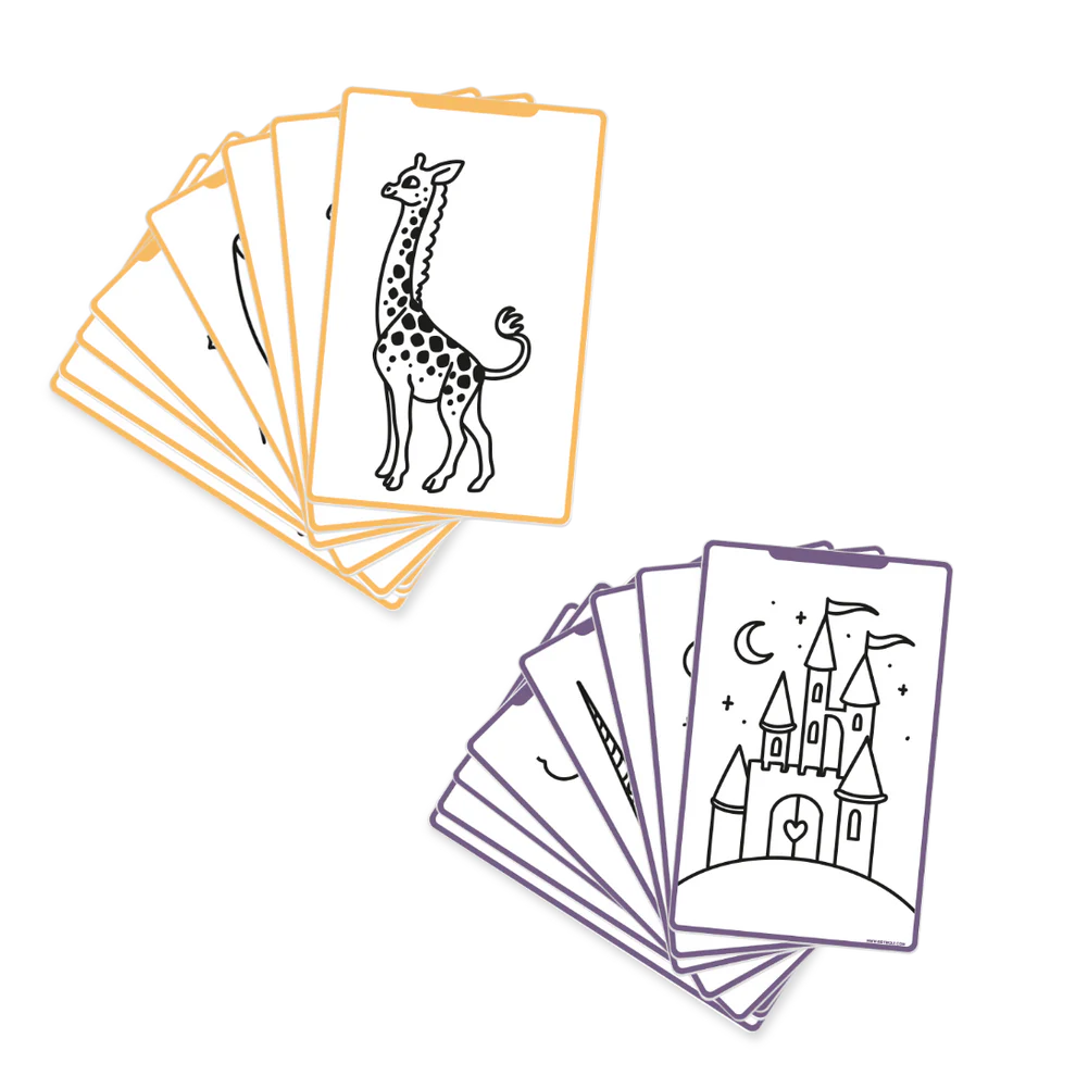 Kidywolf | Refill Kidydraw Mini - 'Er was een' & Dieren - Afbeelding 2