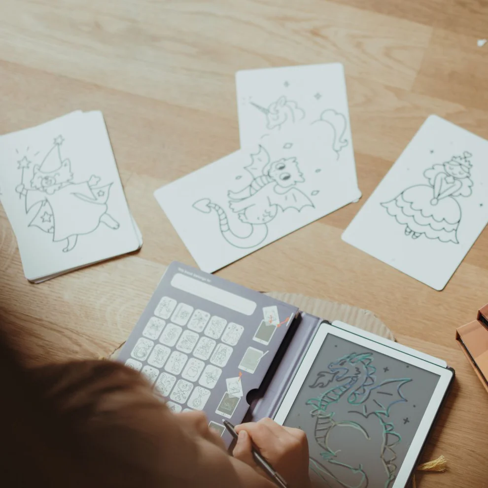 Kidywolf | Refill Kidydraw Mini - 'Er was een' & Dieren - Afbeelding 5