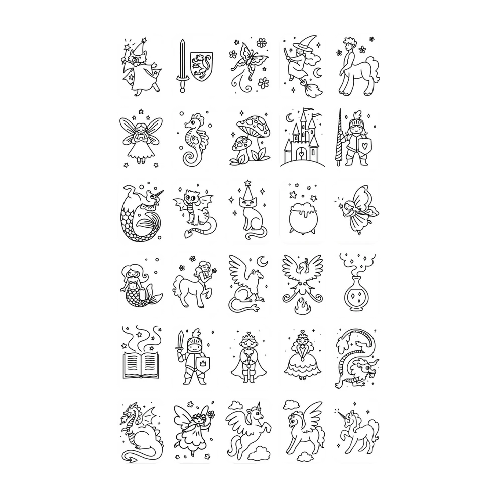 Kidywolf | Refill Kidydraw Mini - 'Er was een' & Dieren - Afbeelding 3