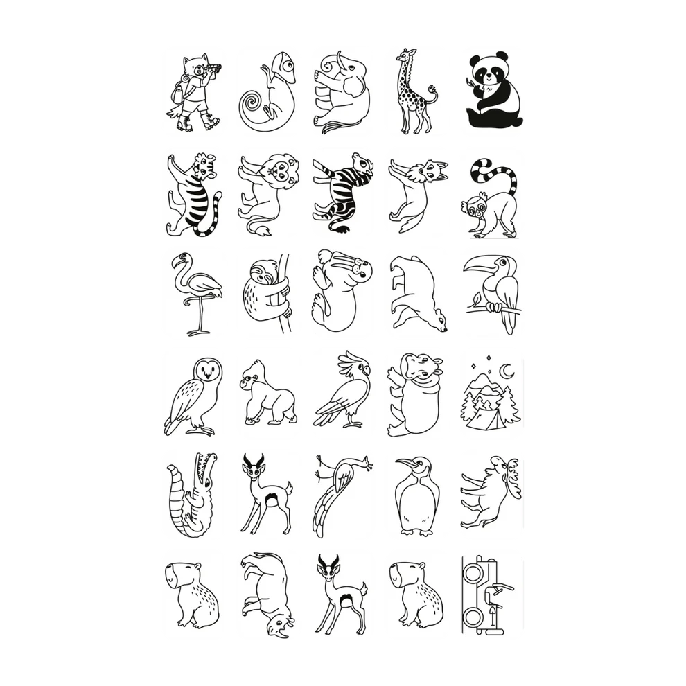 Kidywolf | Refill Kidydraw Mini - 'Er was een' & Dieren - Afbeelding 4