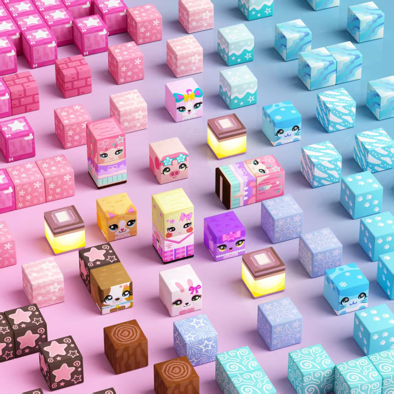 Gobidex | Magnetische Bouwkubussen - Thema Elfen 200st - Afbeelding 5