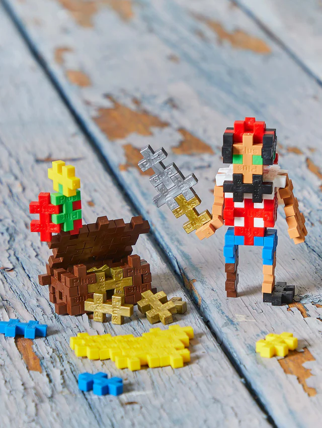 Plus Plus | Tube Piraat 100 stuks - Afbeelding 5