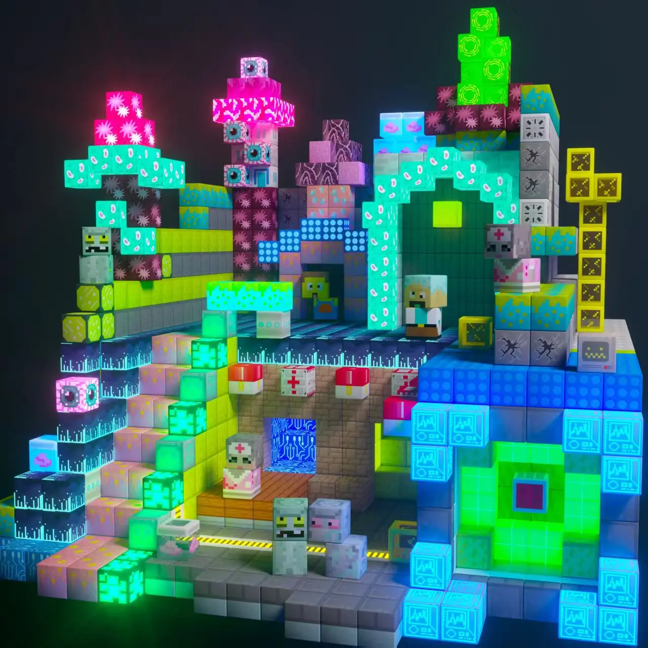 Gobidex | Magnetische Bouwkubussen – Thema Fantasie Lab 200st - Afbeelding 5