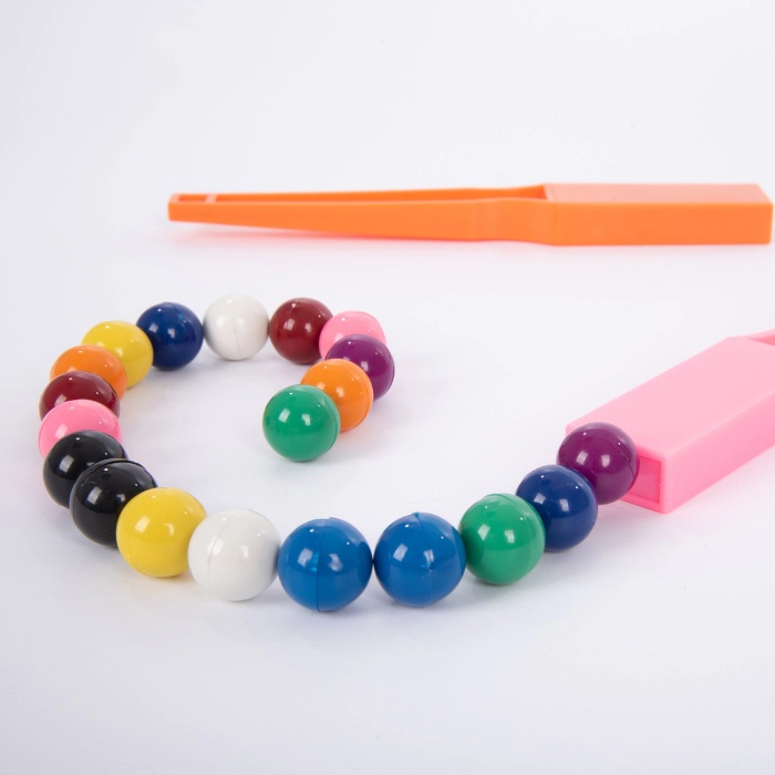 Shaw Magnets | 2 magneetstaven + Knikkers - Afbeelding 2