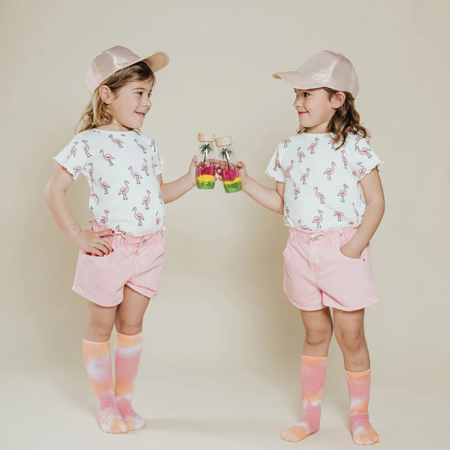 Petit Boum | Sensorische fles Spy – Flamingo - Afbeelding 5