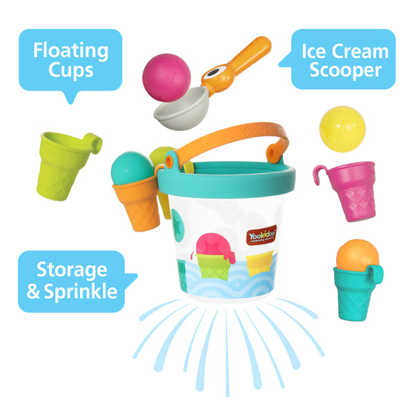 Yookidoo | Scoop & Splash Ice Cream Pool Set - Afbeelding 5
