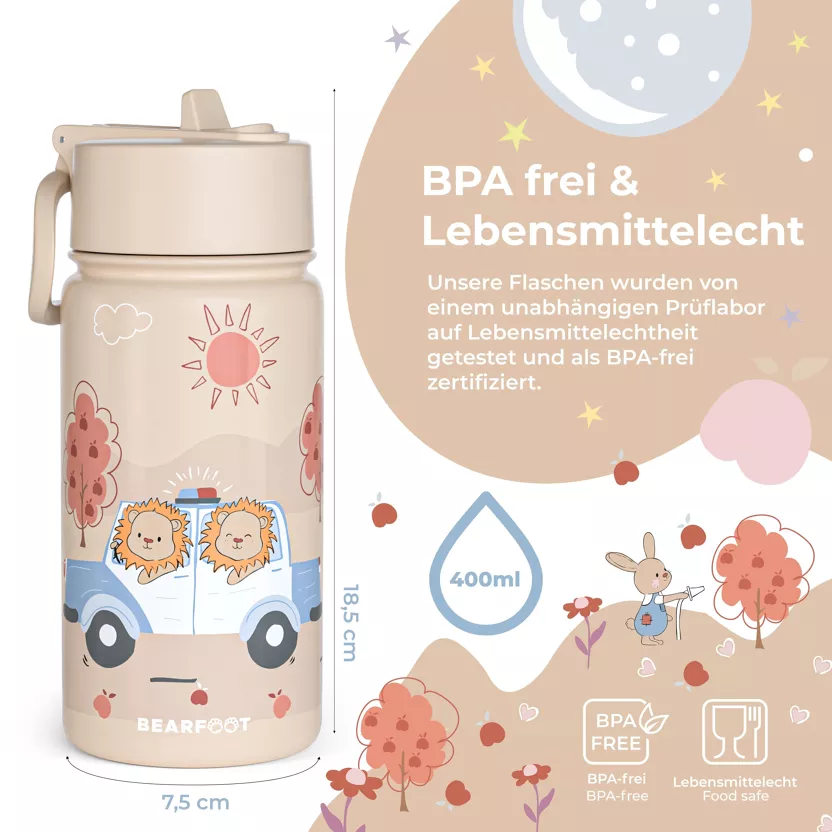 Bearfoot | Thermo Drinkfles - Politie - Afbeelding 2