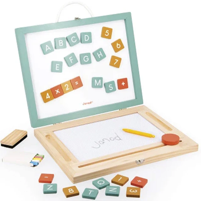 Janod | Schoolbord 4-in-1 - Afbeelding 2