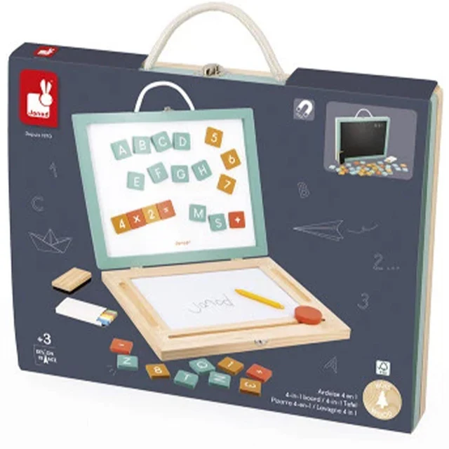 Janod | Schoolbord 4-in-1 - Afbeelding 5