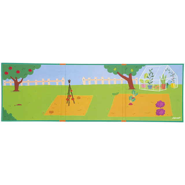 Janod | Magneetboek Magnéti’stories - Moestuin - Afbeelding 3