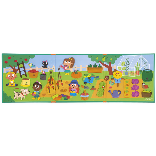 Janod | Magneetboek Magnéti’stories - Moestuin - Afbeelding 7