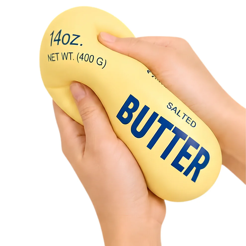 Squishy Foam Butter Fidget - XL 23 cm - Afbeelding 3