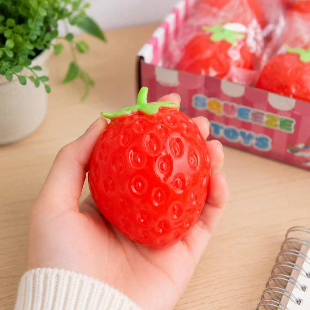 Squishy Aardbei Fidget - Afbeelding 2