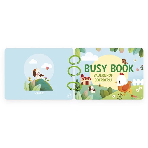 Janod | Busy Book Boederij Activiteitenboekje - Afbeelding 3