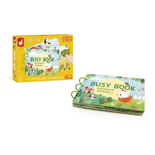 Janod | Busy Book Boederij Activiteitenboekje