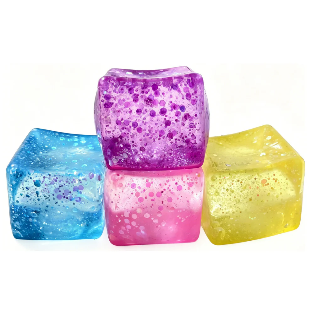Squishy Cube Glitter Fidget – Normal