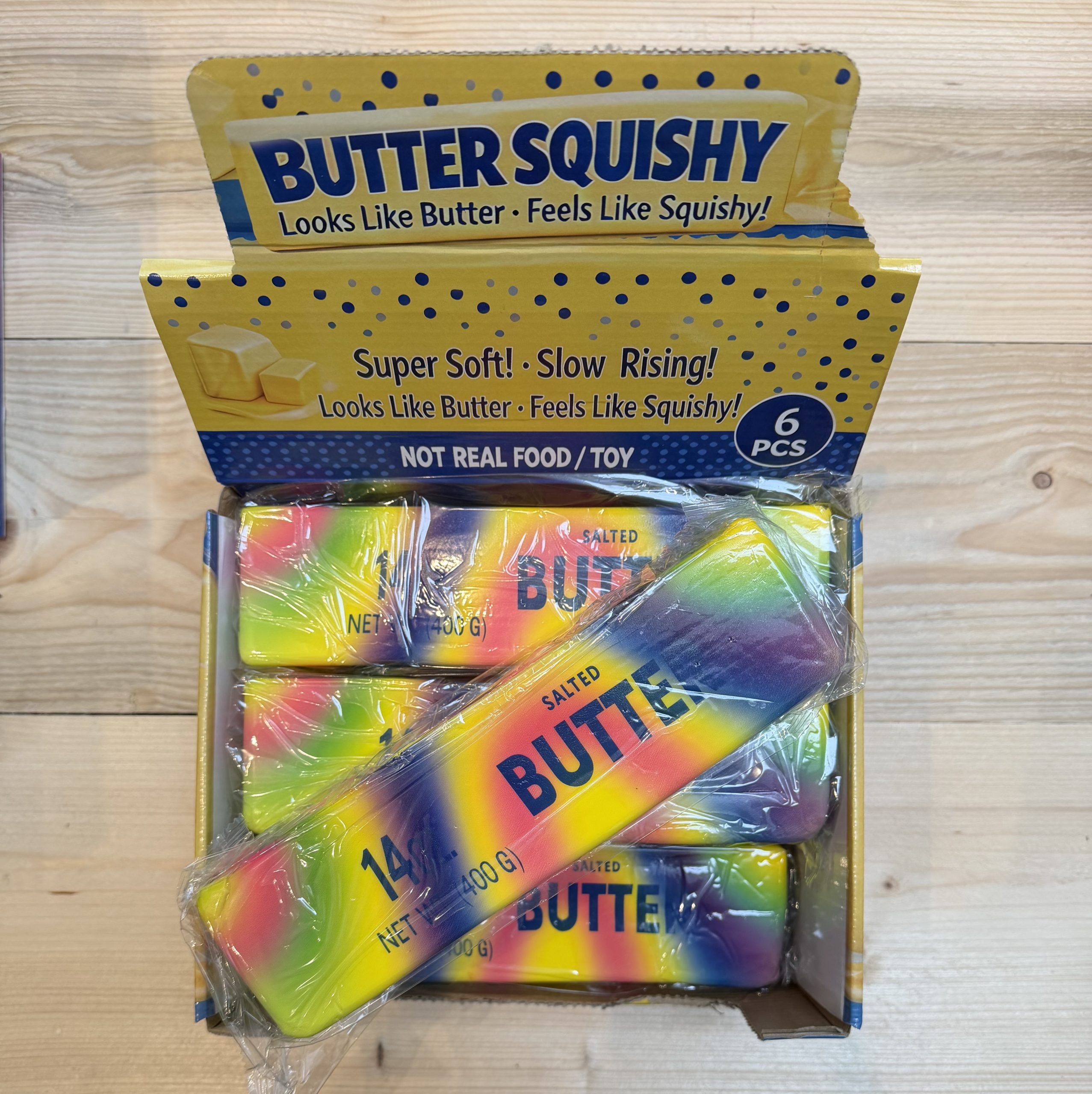 Squishy Foam Butter Fidget – Rainbow XL 23 cm