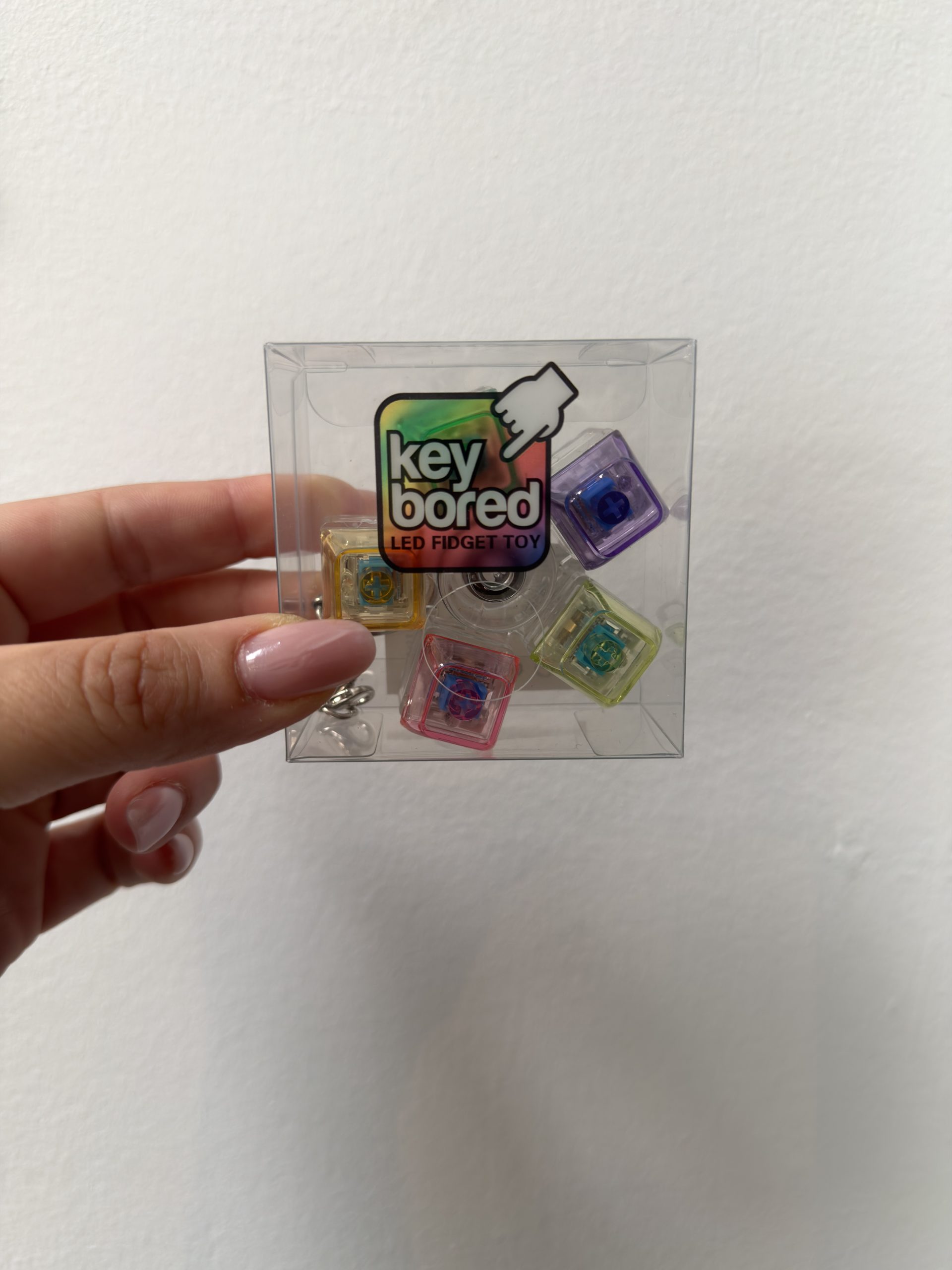 Keyboard Led Fidget Klikker/Spinner