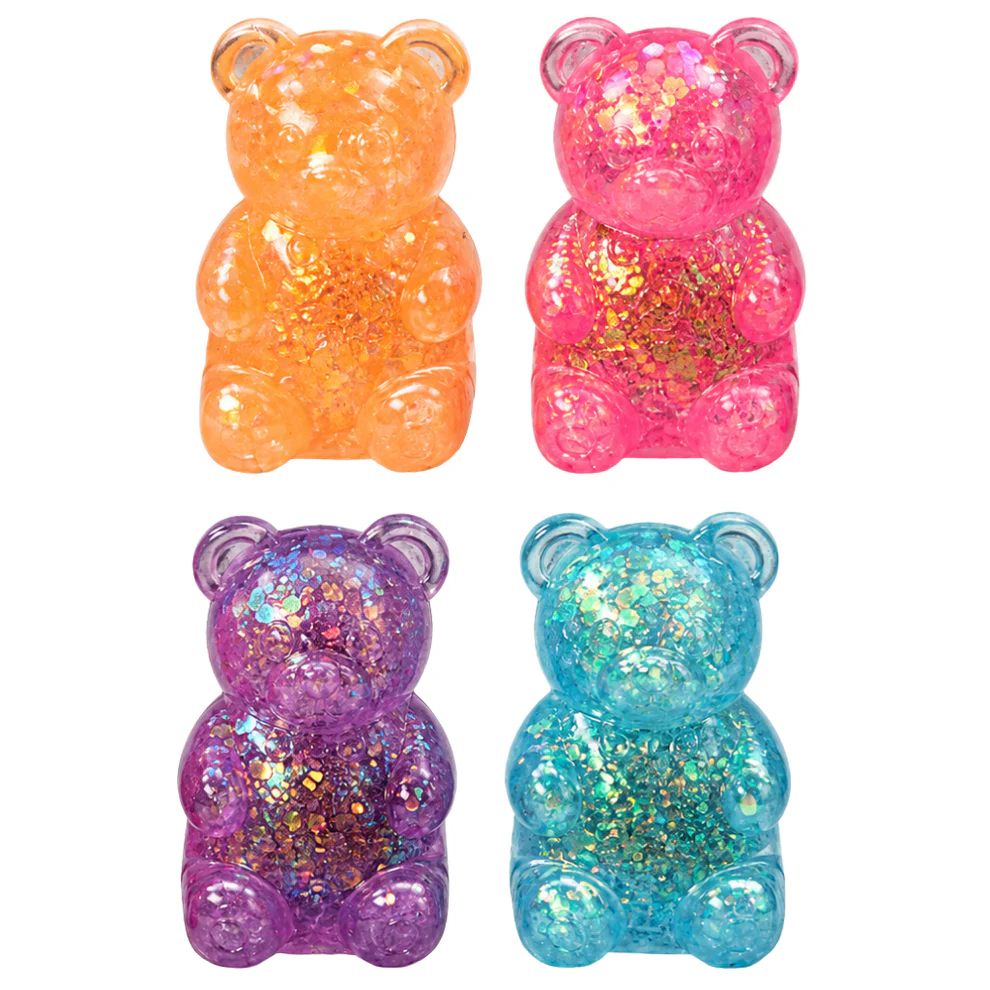Squishy Bear Glitter Fidget