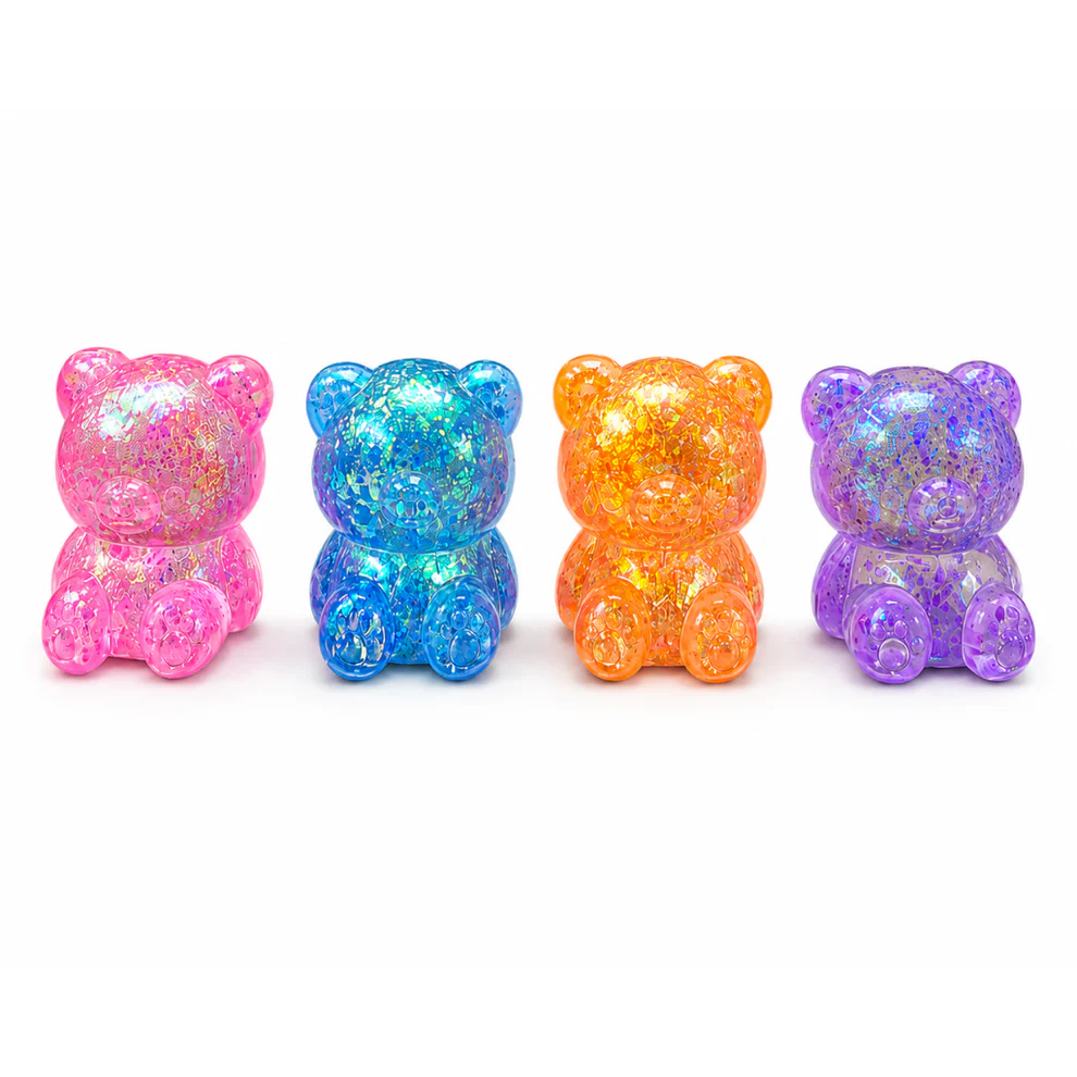 Squishy Gummy Bear - Glitter Fidget - Afbeelding 2